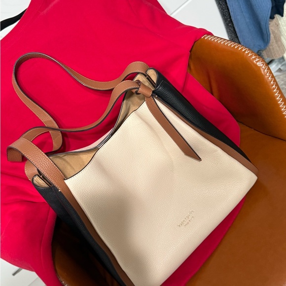Kate Spade Black and Cream Shoulder Bag - Picture 1 of 3